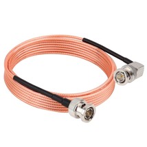 Xrds Rf Sdi Cable 10FT Flexible Bnc To Bnc Right Angle Video Cable 75 Ohm RG179 - £27.72 GBP