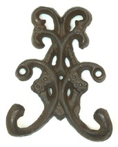 Set of 6 Rust Double Floral Hooks - £33.72 GBP