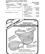 Traveler&#39;s Contour Waist Pack Bag #230 Sewing Pattern (Pattern Only) - $149.96 MXN