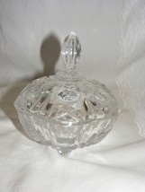 Vintage Crystal Footed Covered Candy Bowl European Collection  W. German... - $669.26 MXN