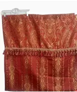 Regal Home Paisley Stripe Jacquard Tasseled Shower Curtain - $42.00