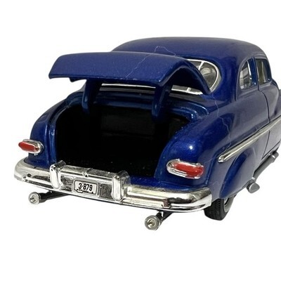 Vintage Ertl American Muscle 1949 Mercury Custom 1/43 Blue Diecast Car Item image 7