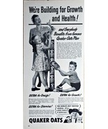1948 QUAKER OATS - Growth and Health - Kids-Best Tasting Cereal Vintage ... - $10.53