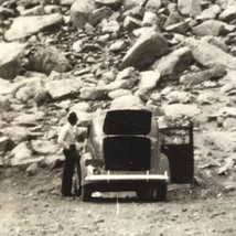 Mt Evans Colorado Photograph Original Snapshot 1930s Landmarks Americana... - $12.95