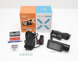 Rexing V33 3 Channel Dashcam w/ Front, Cabin and Rear Camera BBY-V33 - $47.99