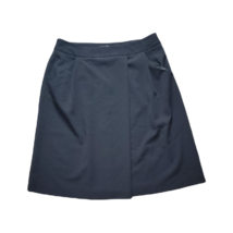 East5th Classy Skirt ~ Sz 14 ~ Black ~ Below Knee ~ Zips on Side  - £13.61 GBP