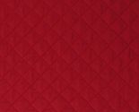 Quilted Double-Face Red 43" Wide Poly Cotton Blend Fabric by the Yard D2... - $24.95