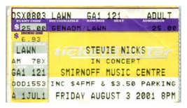 Stevie Nicks Concert Ticket Stub Dallas Texas August 3 2001 - £19.35 GBP