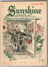 Vintage Sunshine Magazine December 1950 Feel Good Easy To Read - $3.95