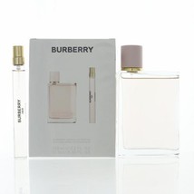 Burberry Her By Burberry 2 Piece Gift Set - 3.3 Oz Eau De Parfum Spray New Box - £139.82 GBP