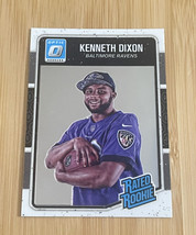 2016 Donruss Optic Kenneth Dixon Rated Rookie Card Ravens - $1.27