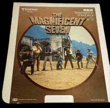 The Magnificent Seven CED Videodisc Disc 2 Only 1960 RCA Selectavision - $9.94 CAD