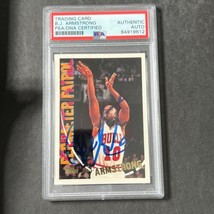 1994-95 Topps #301 B. J. Armstrong Signed Card AUTO PSA Slabbed Bulls - £63.26 GBP