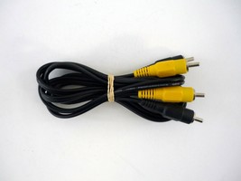 5ft 2 RCA Male to 2 RCA Male Cord Black Audio Video AV Cable - $1.92