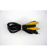 5ft 2 RCA Male to 2 RCA Male Cord Black Audio Video AV Cable - $2.60 CAD