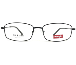 Wrangler Eyeglasses Frames W136 BLK Black Rectangular Big Man Fit 56-17-140 - £22.32 GBP