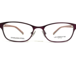 Liz Claiborne Petite Eyeglasses Frames L425 0FS7 Red Full Rim Cat Eye 48... - £47.93 GBP