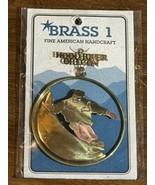 Brass 1 Hood River Oregon Snowboard Christmas Ornament - $13.56 CAD