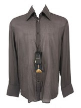 NEW Gianni Versace Couture Shirt!  e 54 US 44 (Large)  Lightweight &amp; Sheer - £197.73 GBP