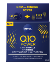 Genuine Nivea Q10 Plus Anti Wrinkle Night Cream 20 ml Firming Reduce wrinkles - $17.50