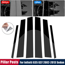 Window Pillar Posts Door Trim Molding Cover For Infiniti G35 G37 Sedan 2002-2013 - £15.72 GBP