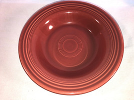 Mauve Fiesta 8 Inch Rimmed Soup Bowl Mint - $17.99