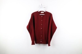Vtg 70s United Colors of Benetton Womens 50 Wool Angora Knit Cardigan Sweater - £47.03 GBP