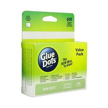 Glue Dots 0.1875-Inch Mini Glue Dots, Pack of 600  - $28.00