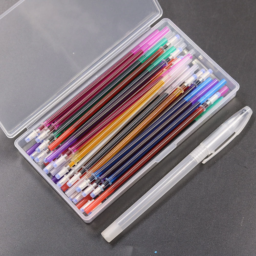 Sporting 40pcs Water Erasable Pen Soluble Disappearing Fabric Marker Refills wit - £23.62 GBP
