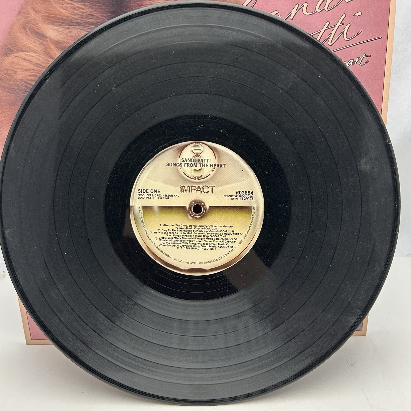 SANDI PATTI SONGS FROM THE HEART vinyl record Item image 3