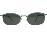l.a.Eyeworks Sunglasses AKIO 403 423 Antique Green Frames with Black Lenses - $65.23