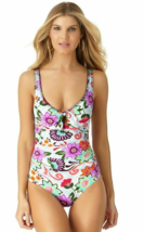 Anne Cole Mulitcolor Fleetwood Tie One Piece Swimsuit Size 6 NWT $98 - £40.59 GBP