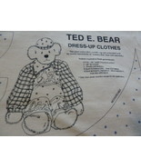 Daisy Kingdom Country Bear Clothes for TED E.Bear Fabric Panel kids toys... - £7.00 GBP