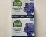 2 Pack - Seventh Generation Organic Cotton Regular Tampons 18 ct ea box - $28.49