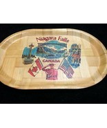 Vintage Niagara Falls Bamboo Tray - $28.00