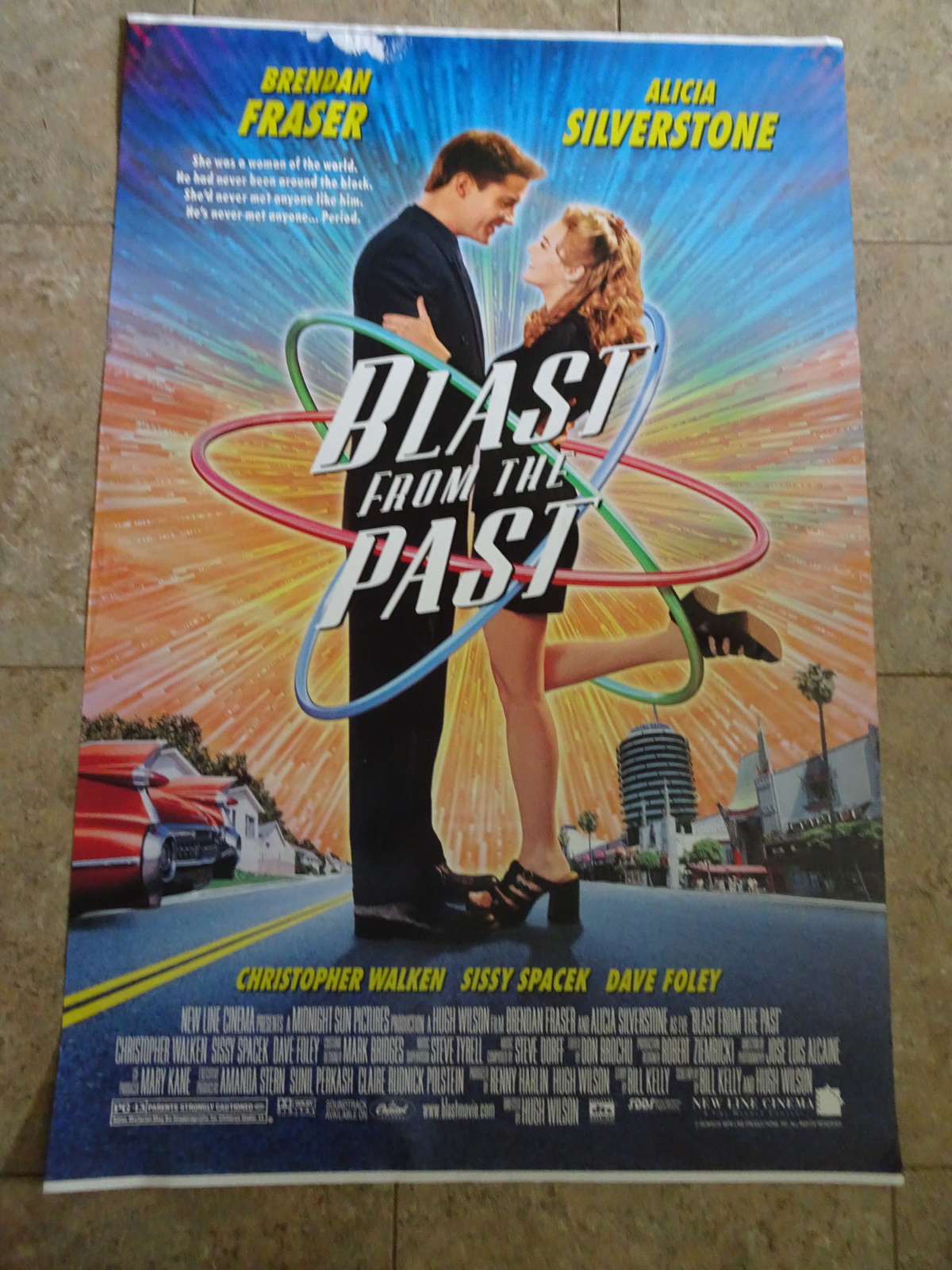 BLAST FROM THE PAST - MOVIE POSTER WITH BRENDAN FRASER AND ALICIA SILVER... - $6.00