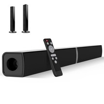 Tv Sound Bar, Sound Bars For Tv Bluetooth 5.0 Soundbar 50W 32Inch Split ... - £120.05 GBP