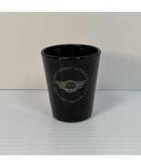 Harley Davidson Shot Glass Black 95th Anniversary 1903-1998 - $12.95