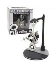 Q FIG SPIDER-MAN DAILY BUGLE Marvel Loot Crate Exclusive BLACK &amp; WHITE E... - £13.19 GBP