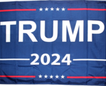 Trump 2024 6&#39;x10&#39; Double Sided Flag Rough Tex 100D - £76.56 GBP