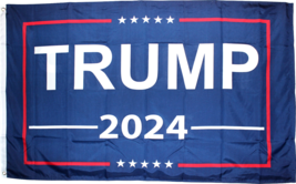 Trump 2024 6&#39;x10&#39; Double Sided Flag Rough Tex 100D - £75.85 GBP