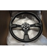 New Gussi Boat Steering Wheel M521 Black Urethane Black Spoke 14&quot; - $165.00