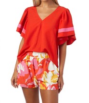 Crosby By Mollie Burch cailan short in Coral Charm - size XS - $92.07