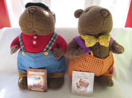 Hallmark Storybook Friends Granville Groundhog, two, Crayola, 1997,  12&quot; - £53.12 GBP