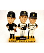 Bobblehead Trio: Doumit, Duke &amp; Duffy, Pittsburgh Pirates, 2006 Verizon ... - £14.69 GBP