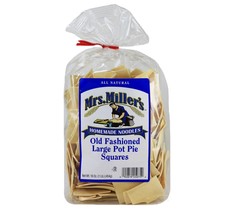Mrs. Miller&#39;s Old Fashioned Large 2&quot; Pot Pie Squares 16 oz. Bag (2 Bags) - £17.17 GBP