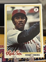 1978 Topps #720 Ferguson Jenkins HOF Boston Red Sox Vintage Baseball Card - £2.00 GBP