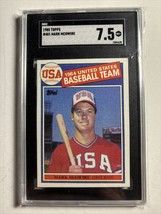 1985 Topps #401 Mark McGwire 1984 USA Baseball Team RC Rookie SGC 7.5 NM+ - £15.54 GBP