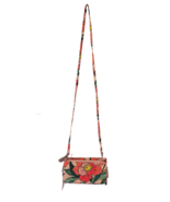 Vera Bradley Vintage Floral Wallet Crossbody Versatile Zippered Outside ... - $29.69 CAD