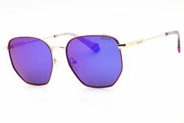 Polaroid Core PLD 6214/S/X 0S9EMF Gold Violet/Violet Mirror Polarized 56... - $32.72